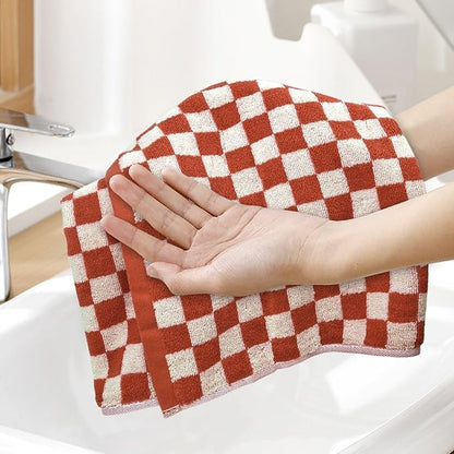 Jacquotha Checkered Hand Towels