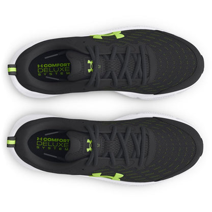 Under Armour Mens Charged Assert 10 Anthracite/Anthracite/Morph Green 12.5 Medium