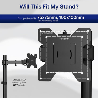 VIVO Adapter VESA Mount Kit, Bracket Set for Apple 21.5 inch and 27 inch iMac, Late 2009 to 2020 Models, LED Display Computer, Stand-MACB