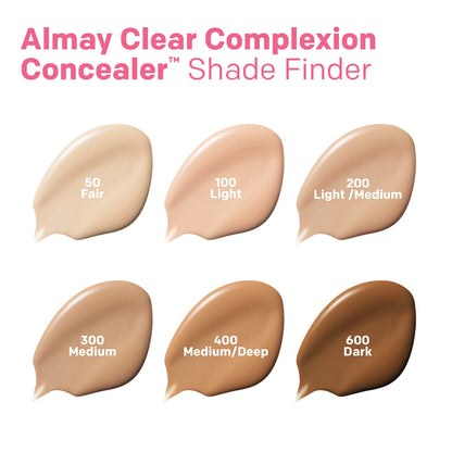 Almay Clear Complexion Acne & Blemish Spot Treatment Concealer Makeup with Salicylic Acid- for Sensitive Skin, 200 Light/Medium, 0.3 fl oz.