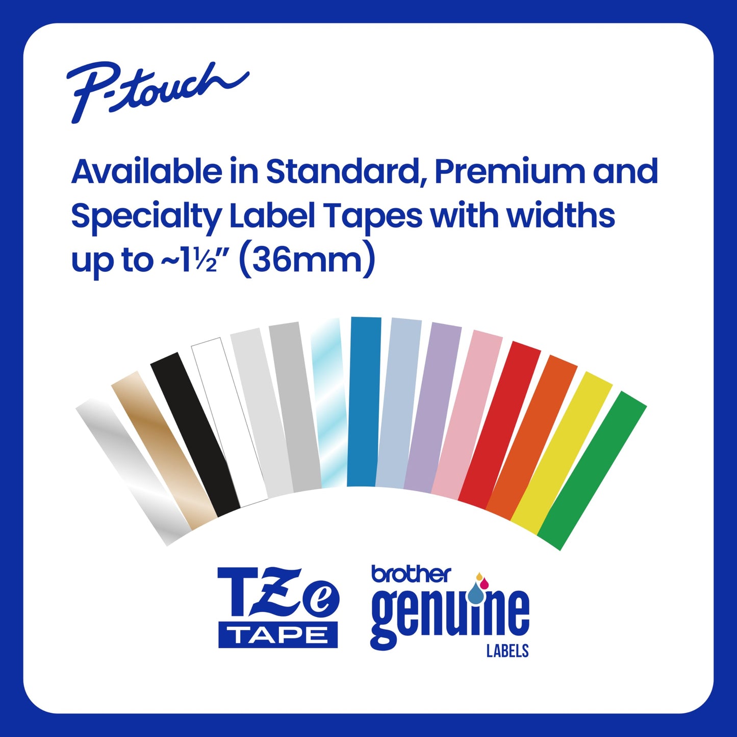 Brother Genuine TZe231-1/2 2PK Black Print on White Label Tape. Each: 0.47 in x 26.2 ft (12 mm x 8 m) Total: 0.47 in x 52.4 ft (12 mm x 16 m)