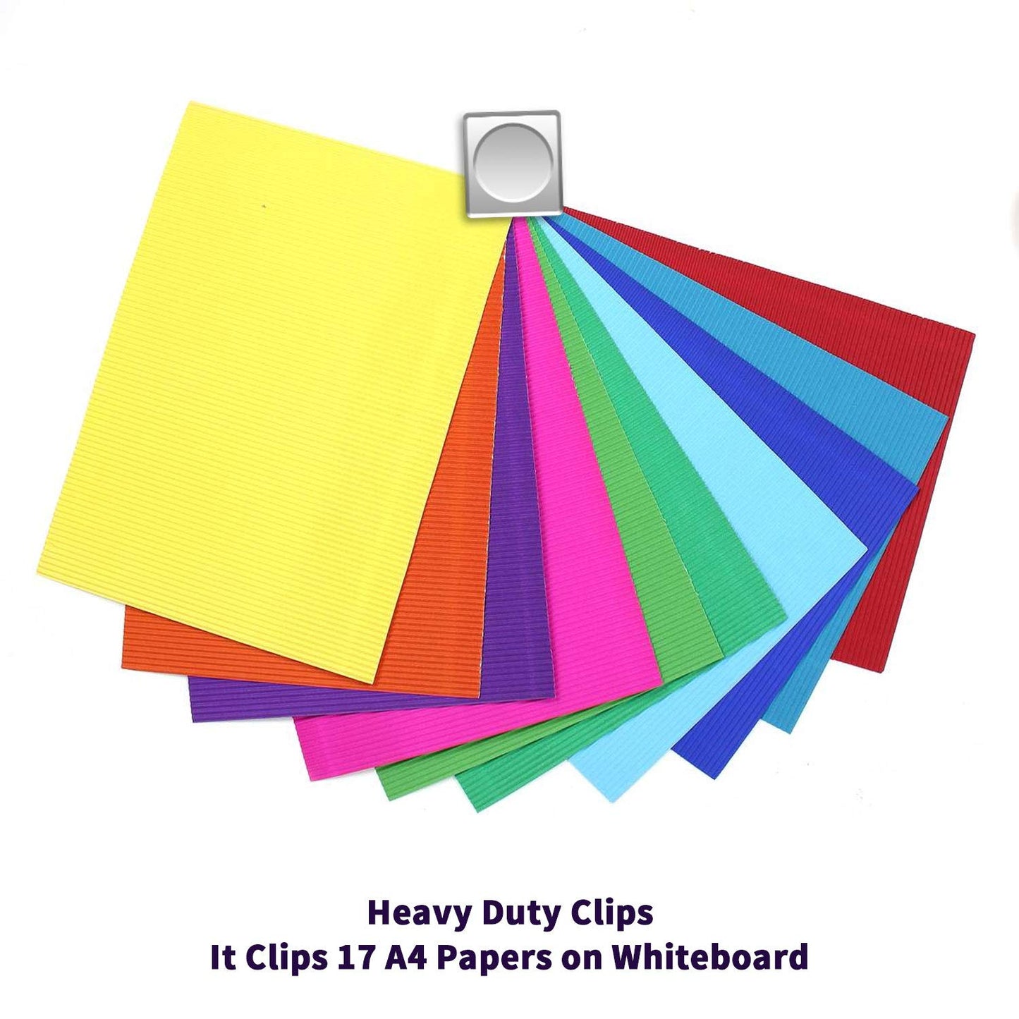 Strong Magnet Clips 1.2 Inch - 12 Packs Heavy Duty Metal Magnetic Clips for Refrigerator, Magnetic Clip for Whiteboard, Picture, Office Magnets, Magnets Clipboard for White Boards
