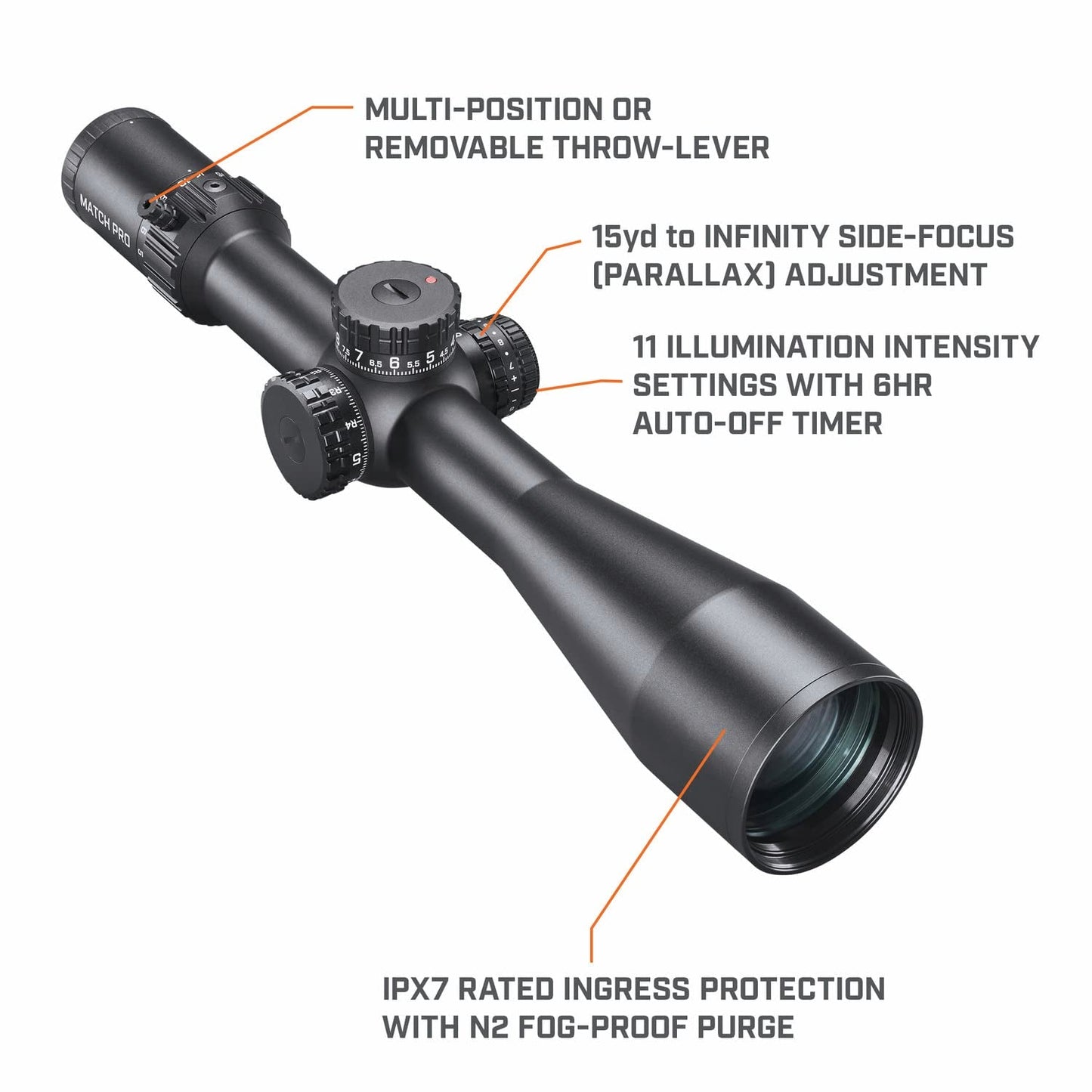 Bushnell Match Pro 5-30x56 Riflescope - DM2 MRAD Reticle