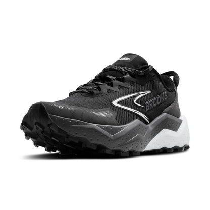 Brooks Men’s Caldera 8 Ultra Trail Running Shoe - Black/Blackened Pearl/White - 15 Medium