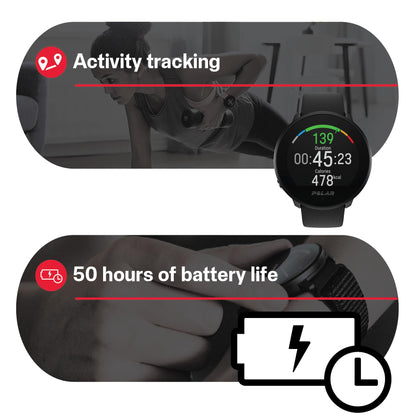 Polar Unite - Fitness Watch, 24/7 Activity Tracker, Automatic Sleep Tracking, Connected GPS, Smart Daily Workout Guidance, Recovery Measurement, 130 Sports Profiles, Wrist-Based Heart Rate Monitor
