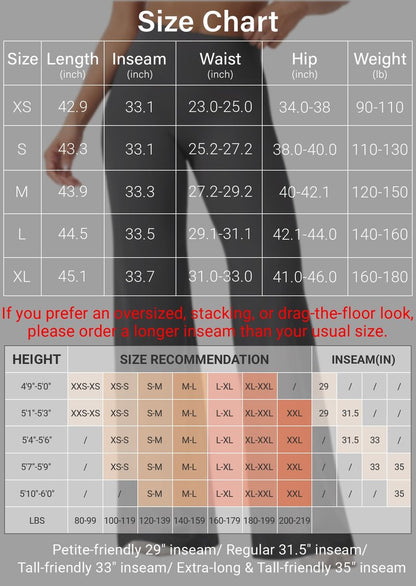 YEOREO Workout Leggings Womens No Front Seam Straight Leggings 33" High Waist Buttery Eddiy Gym Yoga Pants Dark Green XS