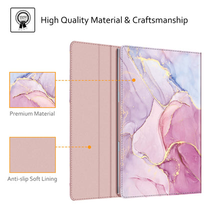 Fintie Sleeve Case for 14" ASUS Chromebook Flip C433TA / ASUS Chromebook C425 / Lenovo Yoga Slim 7 14IIL05 / Dell Latitude 7410 7420 - Premium PU Leather Portfolio Book Cover, Glittering Marble