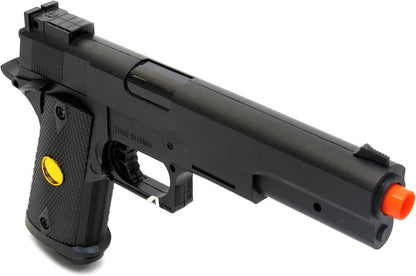 BBTac 1911 Dual Spring Airsoft Pistols - 2-Pack High Performance 260 FPS Handguns | Spring Powered for Target Shooting & Tactical Play