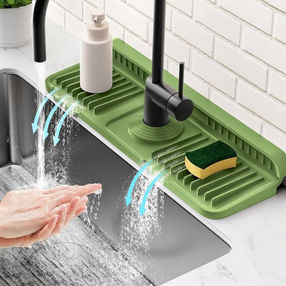 14.6 inch Faucet Mat for Kitchen Sink Splash GuardKitchen Sink Faucet Mat
