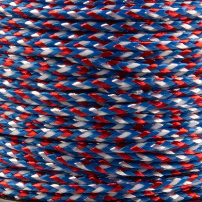 Micro Paracord - Thin Braided Crafting Cord for Fishing & DIY | 125 ft USA Camo Spool