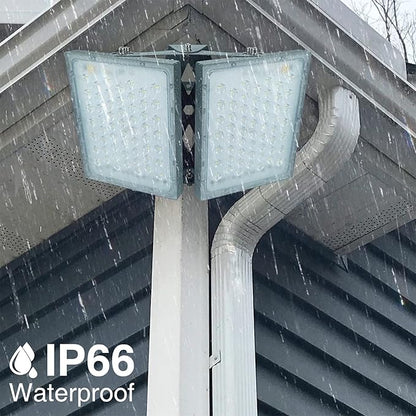 STASUN LED Flood Light Outdoor, 200W 18000lm Outdoor Lighting, 5000K Daylight White, Adjustable Heads, IP66 Waterproof Outside Security Floodlights for Yard, Court, Stadium, Parking Lot
