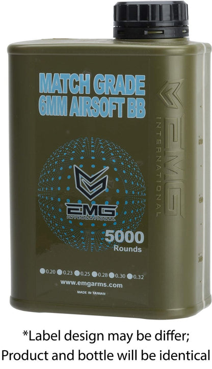 Evike EMG International Match Grade 6mm Airsoft BBS - 5000 Rounds (Weight: .28g)