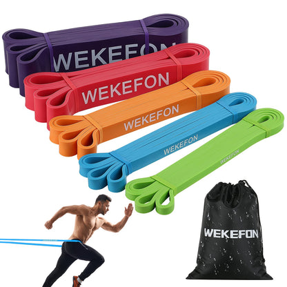WEKEFON Pull Up Assistance Bands Set - Heavy Duty Resistance Bands for Men & Women, Crossfit, Fitness & Mobility Training Set of 5