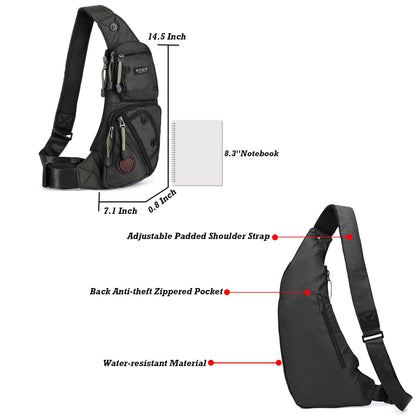 NICGID Sling Bag Chest Shoulder Backpack Crossbody Bags Casual Daypack for Men Women