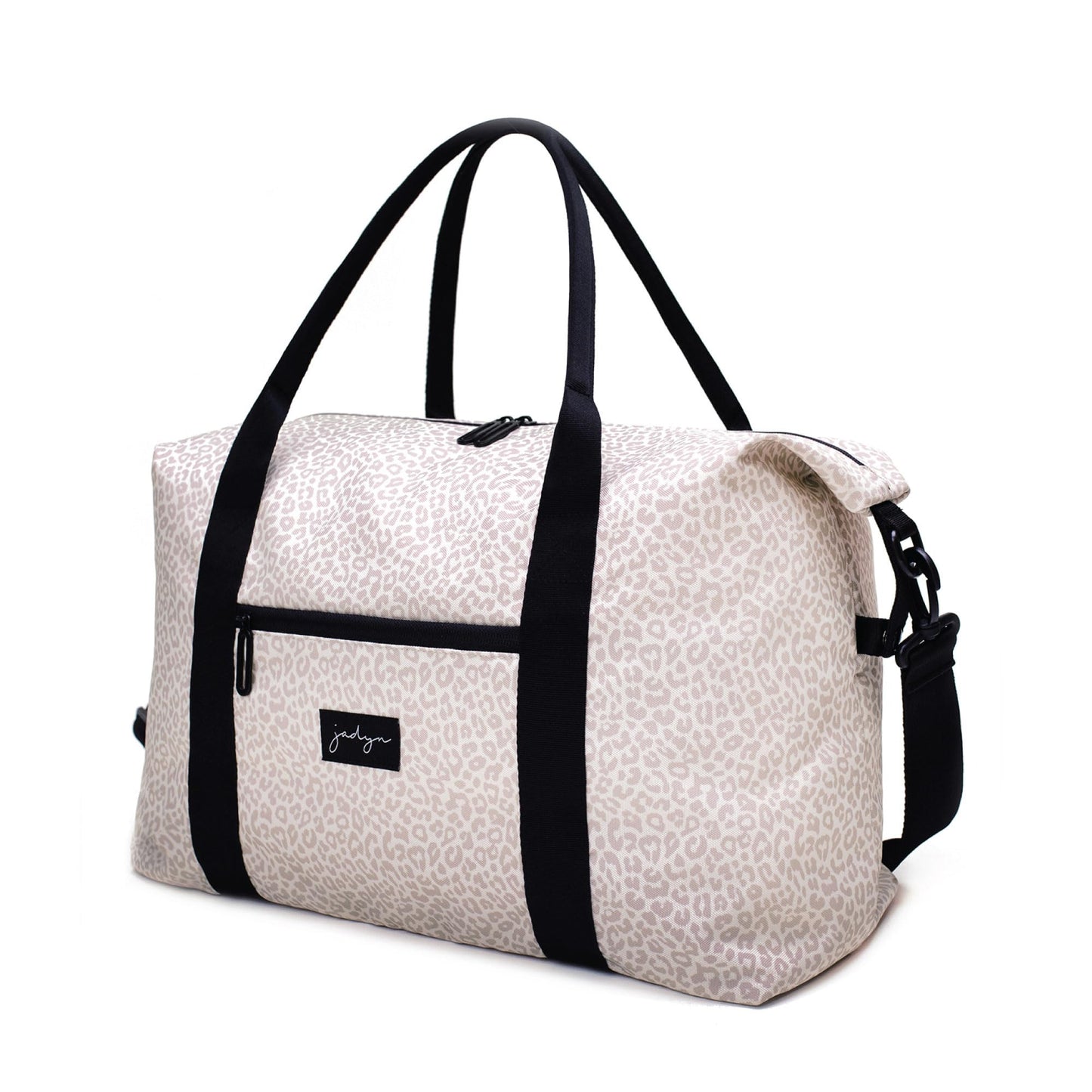 Jadyn Lola Travel Bag, Weekender/Overnight Duffel, Gym Tote Bag for Women, Men (Desert Leopard)