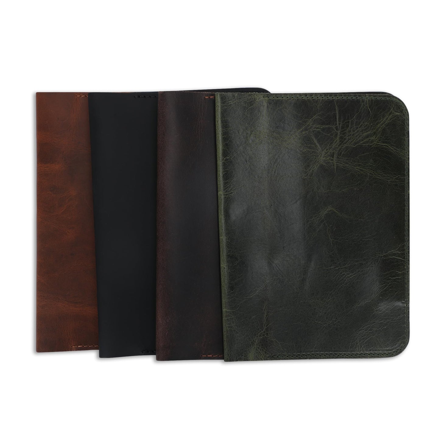 CestAntiQ, Leather Journal Cover | (5.75"x8.25") Notebook Medium A5 | Refillable Cahier | Leather Bound Journal cover for Travelers Writers | Gift for Anyone (Brown)