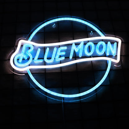 JFLLamp Crs LIGHT Neon Signs for Wall Decor Neon Lights for Bedroom Led Signs Suitable for Man Cave Bar Pub Restaurant Christmas Birthday Party Gift Led Art Wall Decorative Crs Light Bar Sign, 5V Usb Power, 17*11 Inch(Azure+red+white）