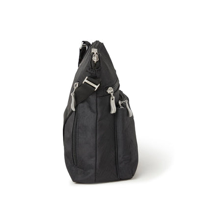 Baggallini Pocket Crossbody Bags for Women 8x8 Small Lightweight Durable Water-resistant Travel Purse W/Rfid