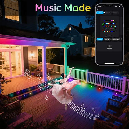 FVTLED Single Dynamic RGBW LED Deck Light, Φ1.77 Low Voltage RGBW Outdoor Step Lighting In-ground Landscape Pathway Patio Stair Decor Lamp(Black)