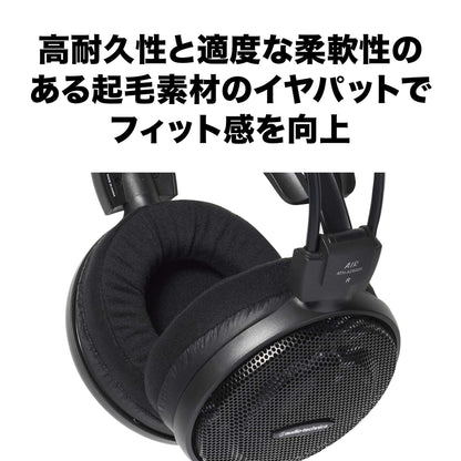 Audio-Technica ATH-AD500X Audiophile Open-Air Headphones, Black (AUD ATHAD500X)