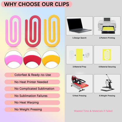 Teacher Appreciation Gifts, 12 Pcs Jumbo Acrylic Paper Clips, Translucent, Classroom & Office Supplies, Back to School Gifts for Teachers & Students, Desk Org & DIY Charms & Accents & Bookmarks