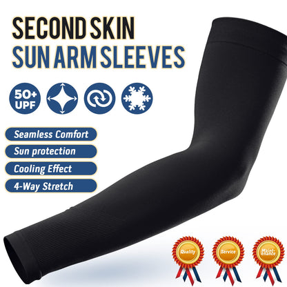 GOUNOD Sun Protection Cooling Arm Sleeves with Thumb Holes - Gardening Outdoors Sports Workouts Sunscreen Arm Sleeves