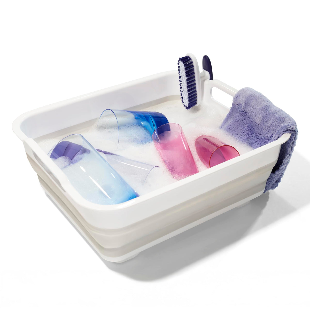 madesmart Collapsible Drying Dish Rack | SINKWARE Collection | Easy Storage | BPA-Free