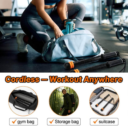 Bneajix Adjustable Ropeless Battle Ropes for Home Gym for Men & Women