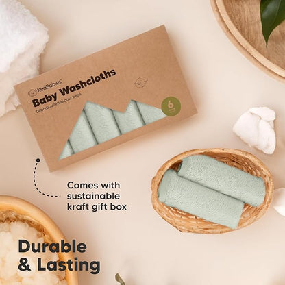 6-Pack Baby Washcloths