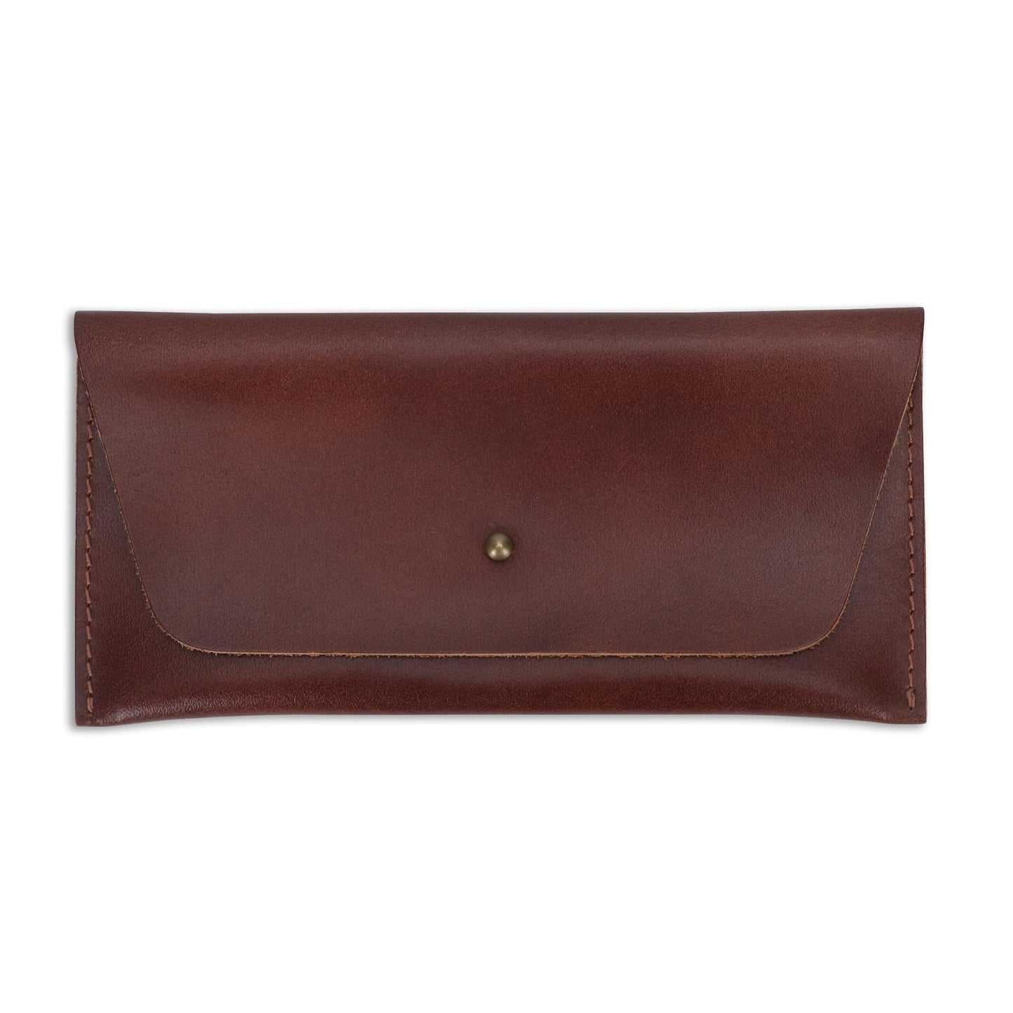 CestAntiQ Leather Currency Pouch (Wine) Large Flap Continental Wallet with Button Closure Utility Organizer Bag for Cash Coins Handmade Leather Money Pouch Currency Envelope Storage Bag for Men Women