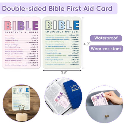 XKDOUS Bible Study Supplies Journaling Kit for Women, Bible Study Kit Journaling Supplies Includes Prayer Journal, Highlighters, Emergency Card, Pencil Case and More, Christian Gifts for Women, Pink