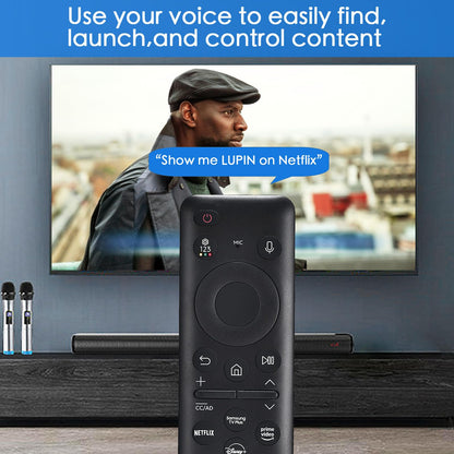 Voice Remote Replacement for Sony Smart TV Control:Comptible for 2019-2025 Sony Bravia OLED LED 4K 8K UHD,for Android Google TV with Shortcuts YouTube and Dinsey+ etc.