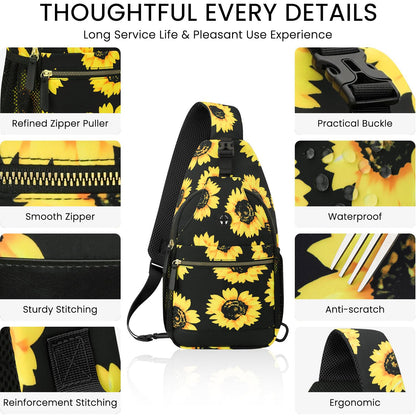 Small Crossbody Purses Bags for Women Men Travel, Chest Sling Bag Women Casual Cross Body Bag for Woman Sling Backpack