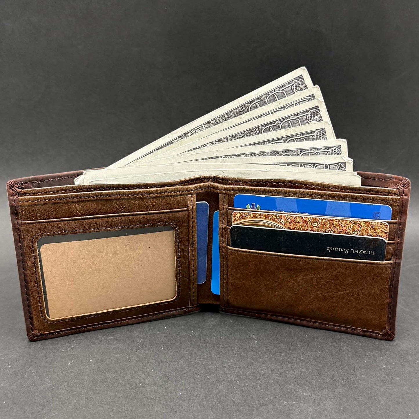 XIXTUT RFID Blocking Leather Wallet for Men or Boys Card Holder Biker Chain Wallet Genuine Leather Card Holder Wallet with Chain Gift