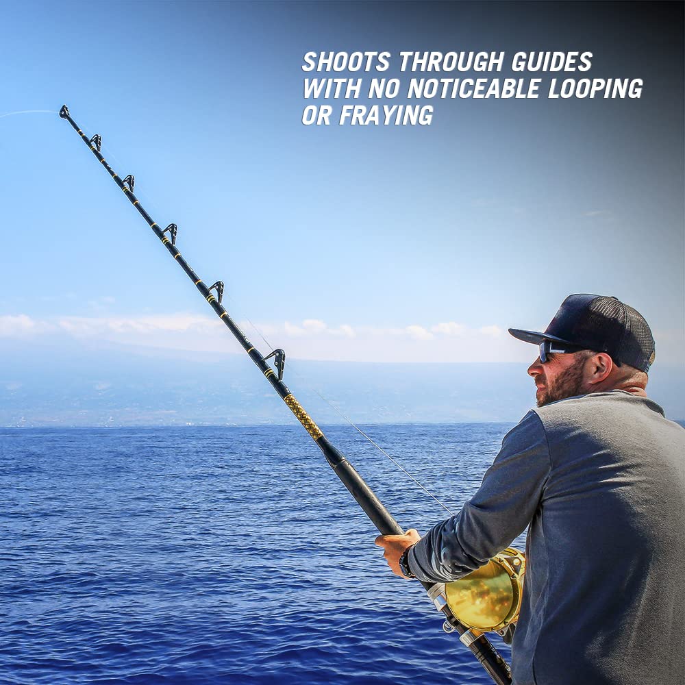 HERCULES Super Tough Braided Fishing Line 6 pounds Test Hi-Vis Yellow 6LB (500 Yards) - 4 Strands