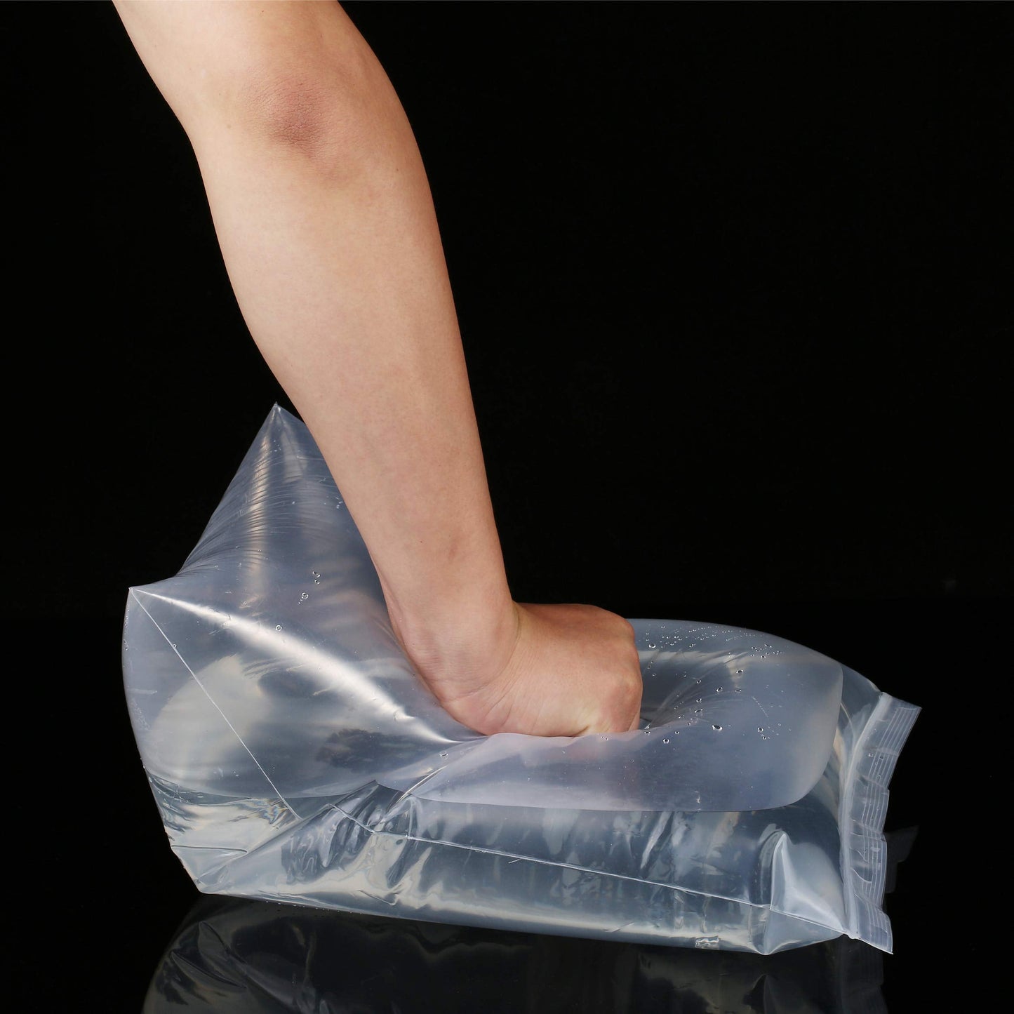100 Pack 8" x 10" Thick 2.4Mil Clear Zip Seal Lock Poly Bags Reclosable Zip Plastic Bag Durable Envelopes Photos Cards Snack Zipper Bags