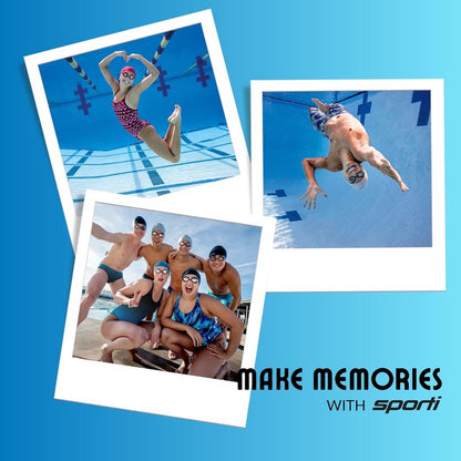 Power Swim Paddles for Lap Swimming - Adjustable Straps for Adults & Kids | Swimming Gear