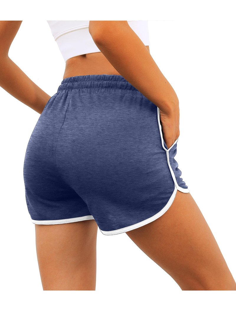 Aloodor Women's Gym Shorts Workout Running Shorts Beach Vacation Clothes with Pockets Fashion Trendy 2026