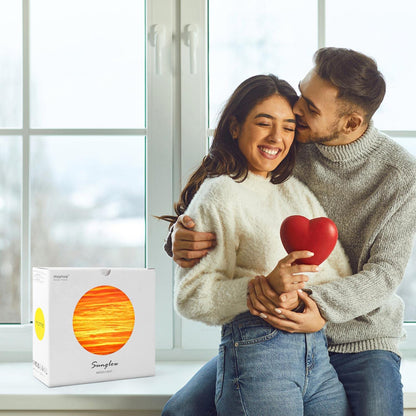 mamre Golden Sunset Lamp Gifts Idea for Anniversary Valentine’s Birthday Mother's Day Home Decoration Unique Table Lamp Gift