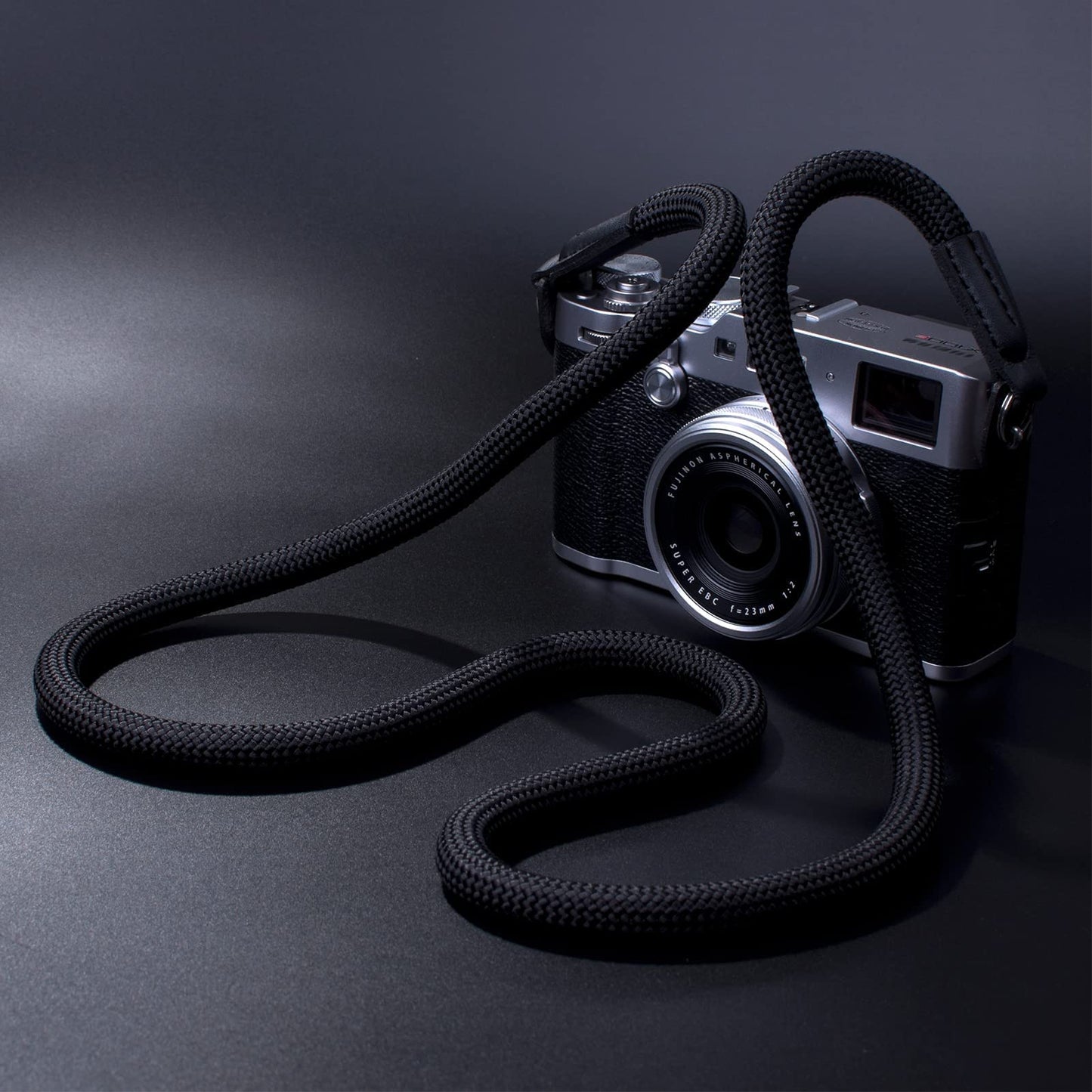 VKO Vintage Camera Neck Strap,Nylon Rope Camera Shoulder Straps for Photographers Film DSLR Black