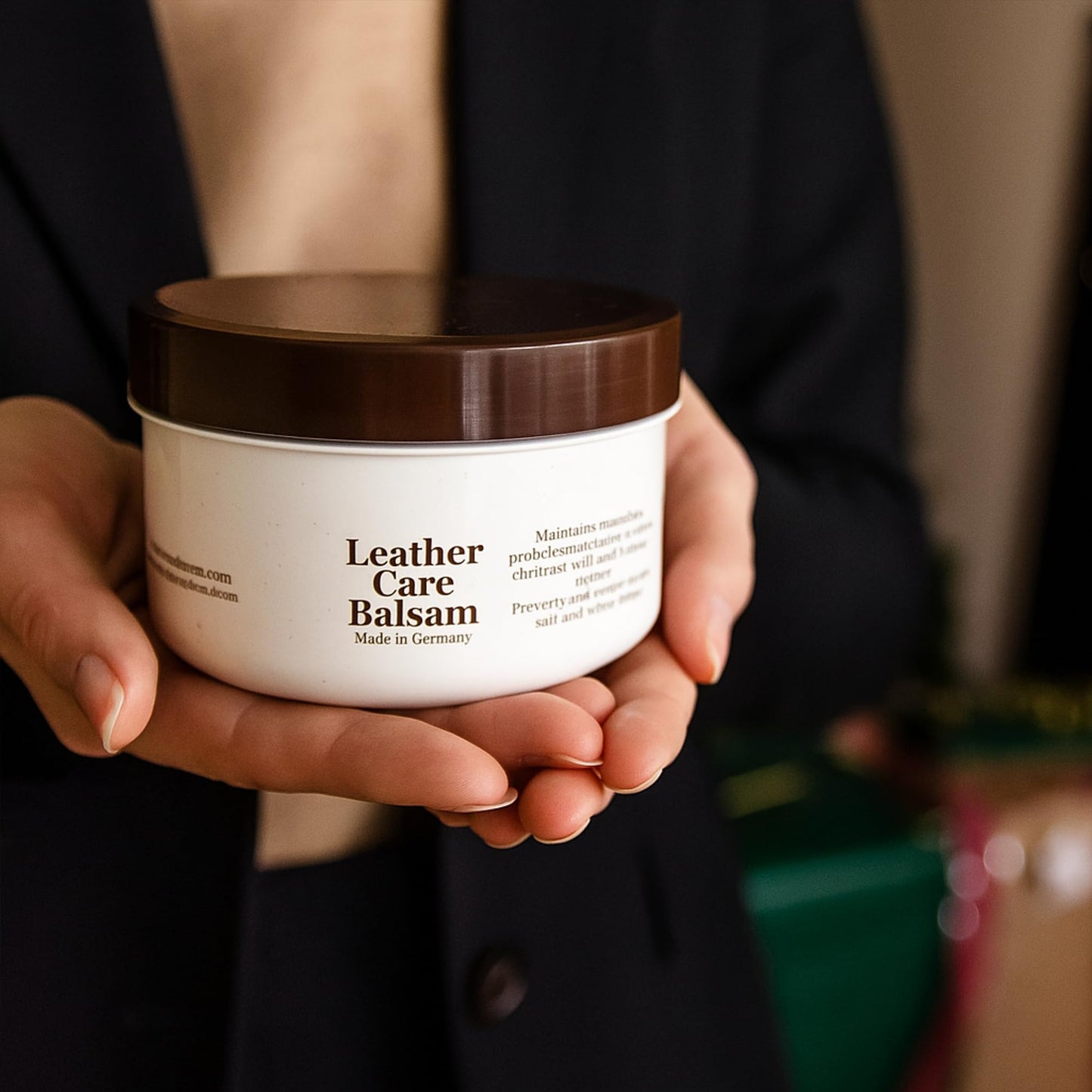 Time Resistance Leather Balsam for Shoes, Bags and Furniture Care and Protection 8.45 Oz (250ml)