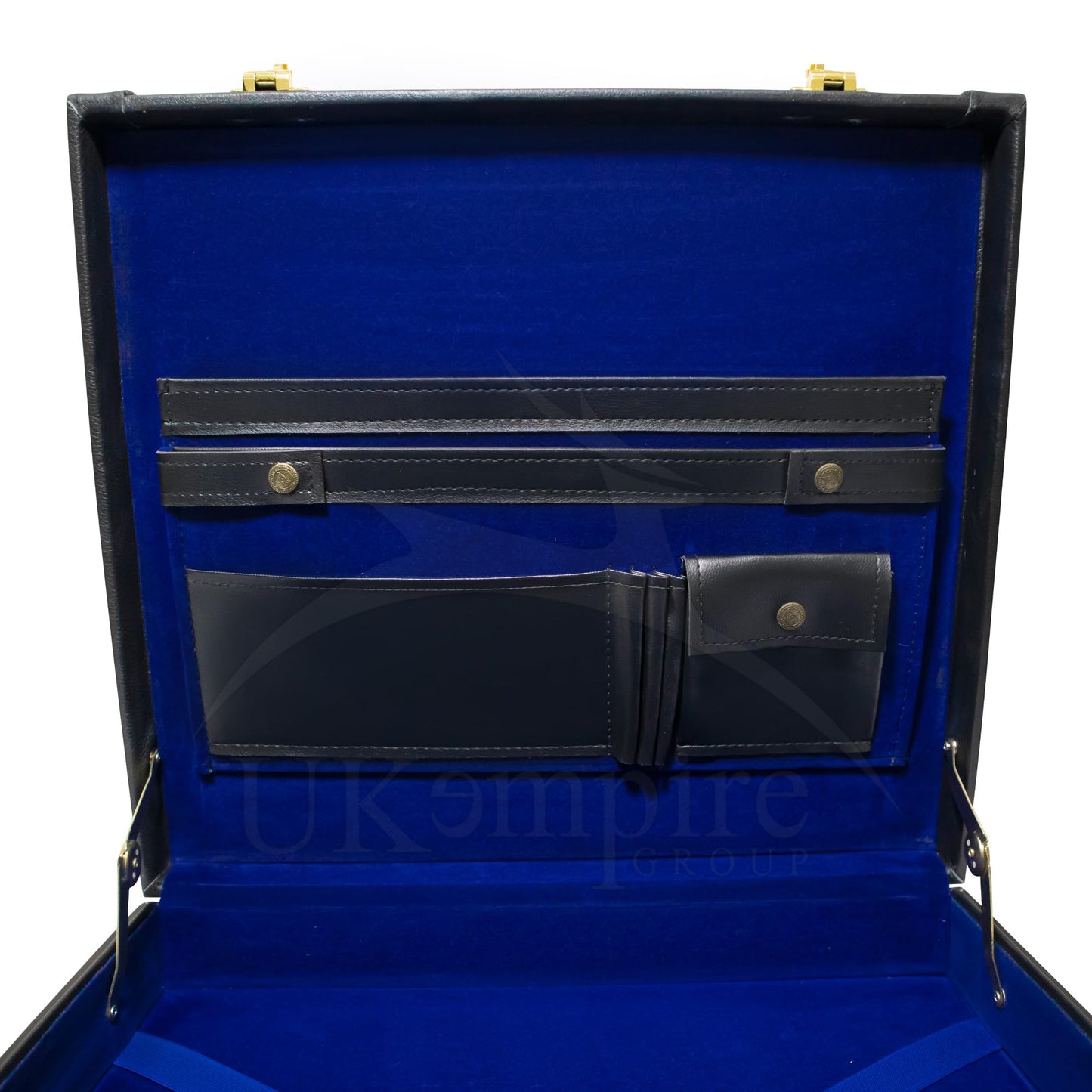 Premium Masonic Regalia Provincial Apron Hard Case Briefcase, Black Leather – Freemason Bags & Cases (Real Leather)
