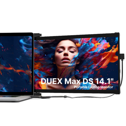 Mobile Pixels Geminos (2 x 24 inch) IPS Dual Stacked Computer Monitors with 65W USB-C Charging, 1080P Webcam&Speakers, All-Inclusive Workstation PC Monitor, USB-A/USB-C/HDMI, Ergo Design(2 Monitors)