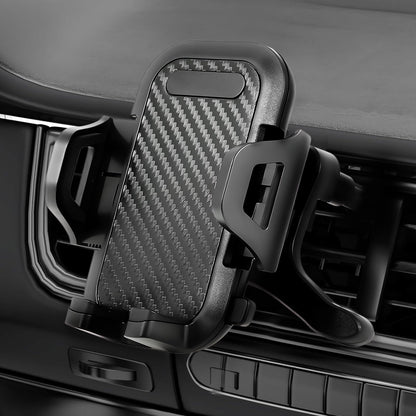 Phone Holder for car, Car Phone Holder Mount with Upgraded Metal Hook Clip for Air Vent, Car Mount Smartphones Holders