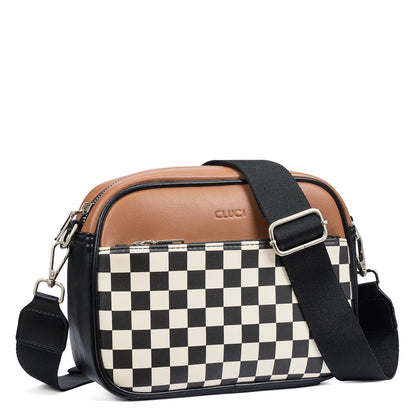 CLUCI Crossbody Bags for Women Trendy, Vegan Leather Shoulder Handbags，Purses for Women with Adjustable Wide Strap