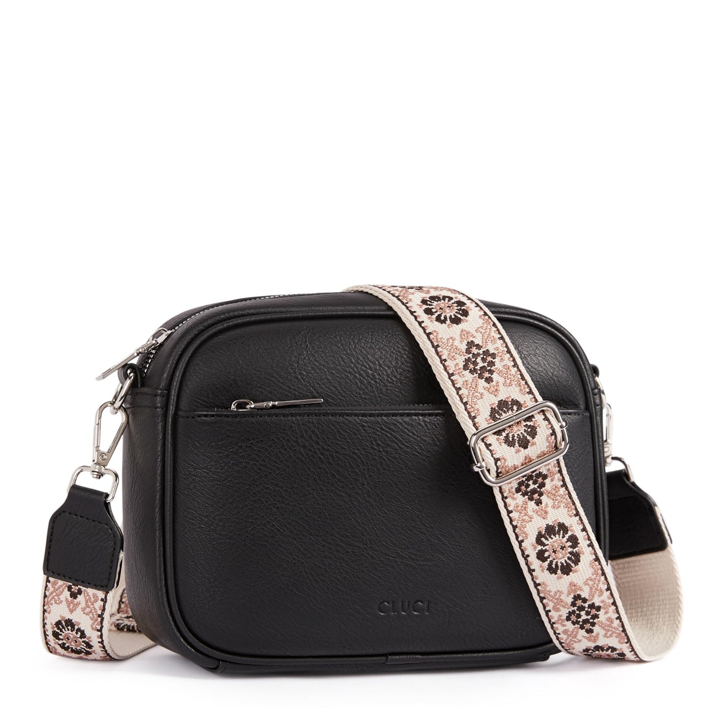 CLUCI Crossbody Bags for Women Trendy, Vegan Leather Shoulder Handbags，Purses for Women with Adjustable Wide Strap