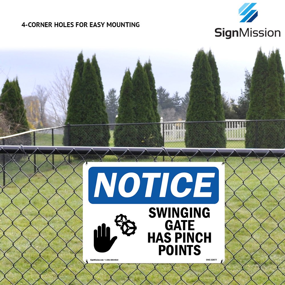 OSHA Notice Sign - Notice Vendors, Visitors Must Register at Office | Aluminum Sign | Protect Your Business, Work Site, Warehouse & Shop | Made in The USA