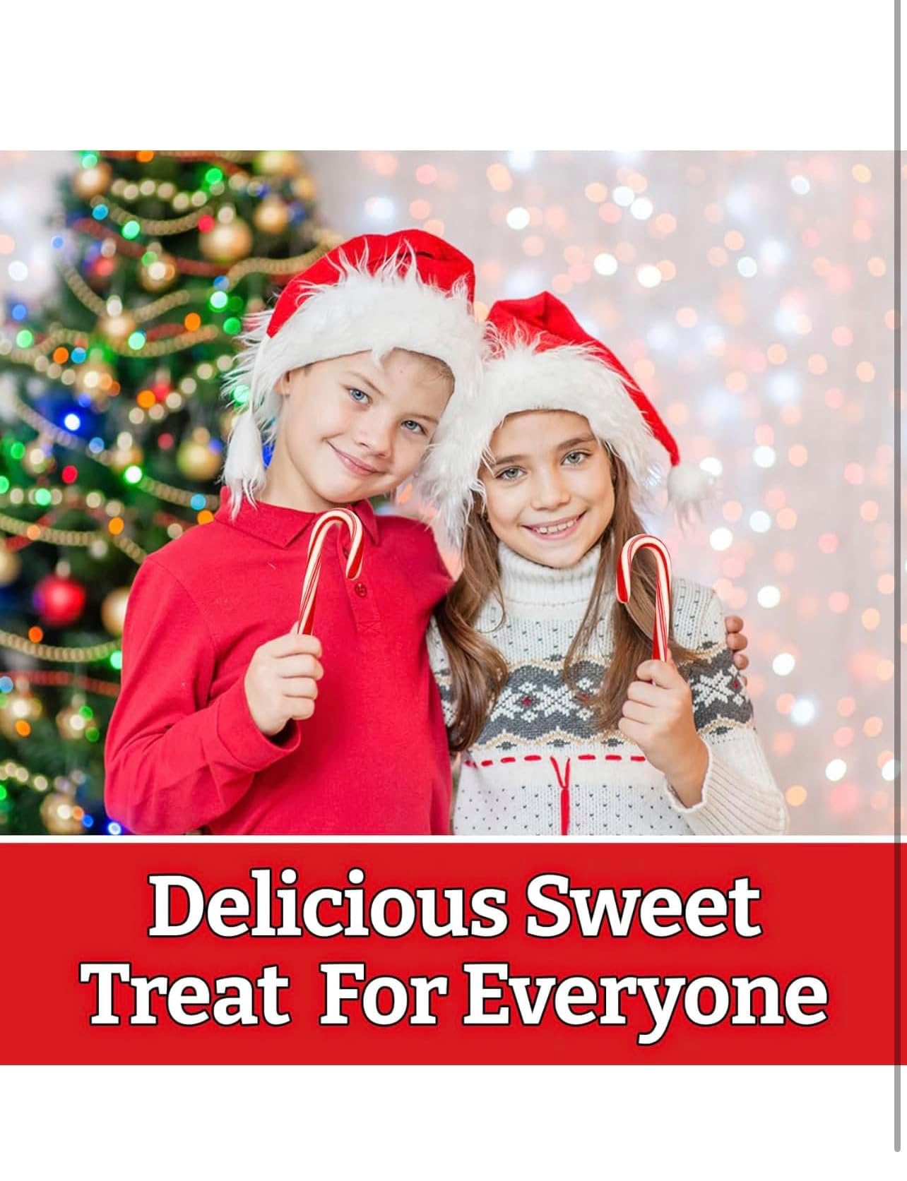Candy Canes Individually Wrapped | Red and Whites Striped Peppermint Flavored Candy Canes | (72 - Count Candy Canes)