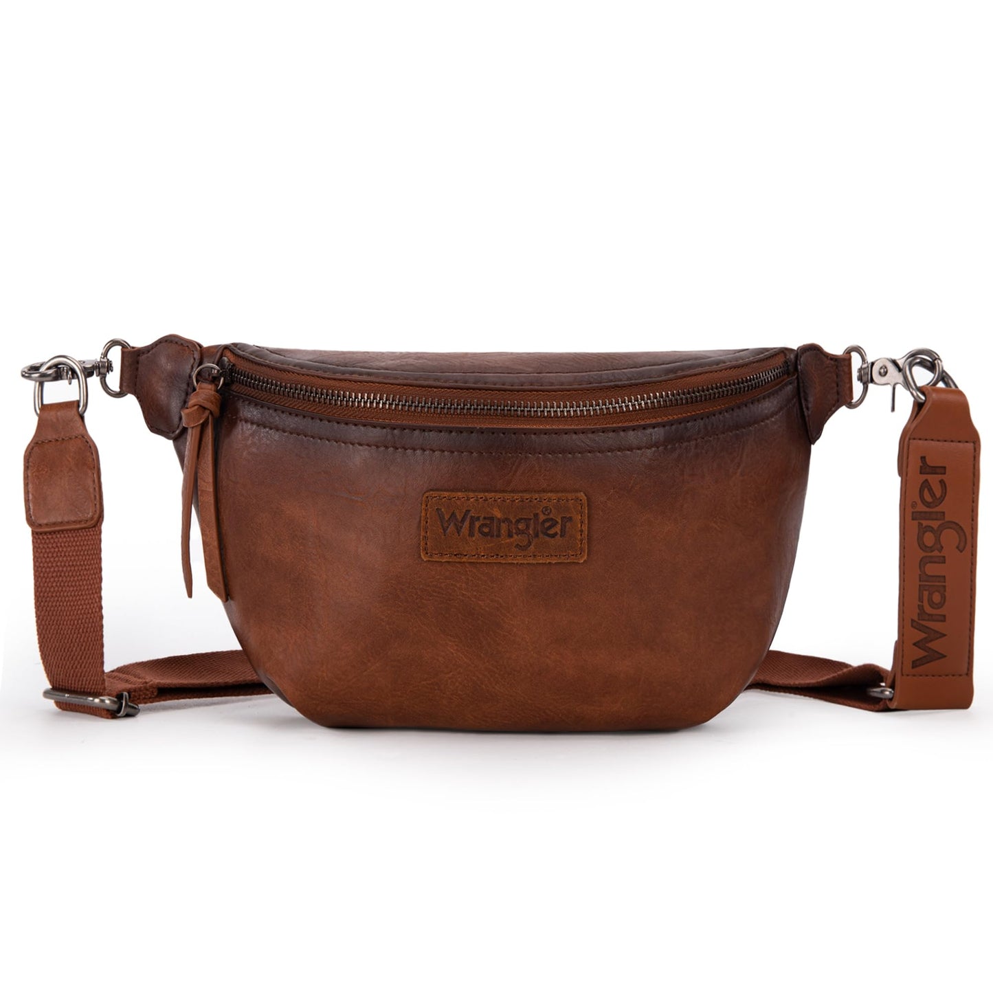 Wrangler Large Fanny Packs for Women Waist Bag Travel Belt Bags Crossbody Sling Purse WG82-A194BR