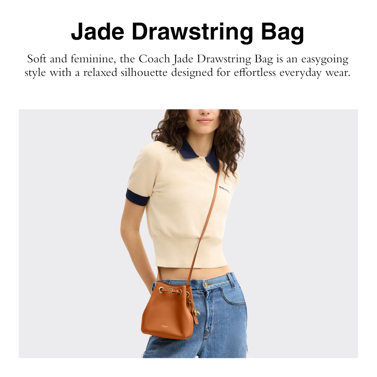 Coach Jade Drawstring Bag